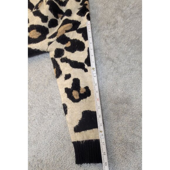 Altar'd State Leopard Print Open Front Knit Cardigan - Picture 8 of 16